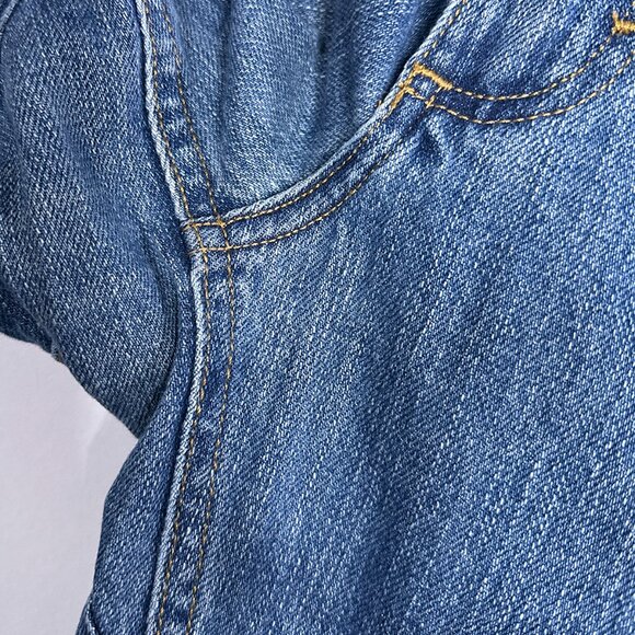 Diamond Gusset Blue Jeans Size 34x32 - Picture 6 of 13